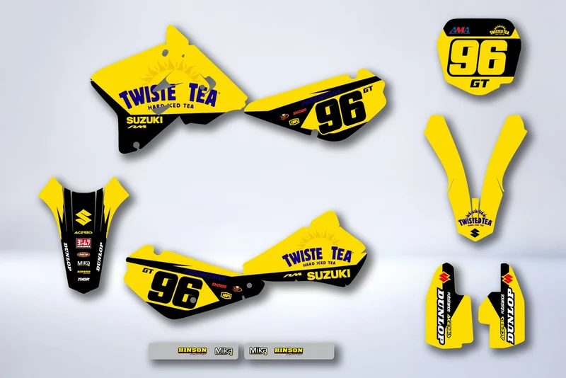 Kit Déco SUZUKI RM 85 2001-2026 - CITRON