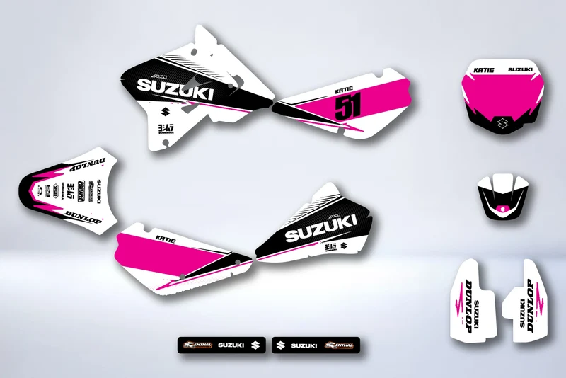 Kit Déco SUZUKI RM 85 2001-2026 - PIVOINE