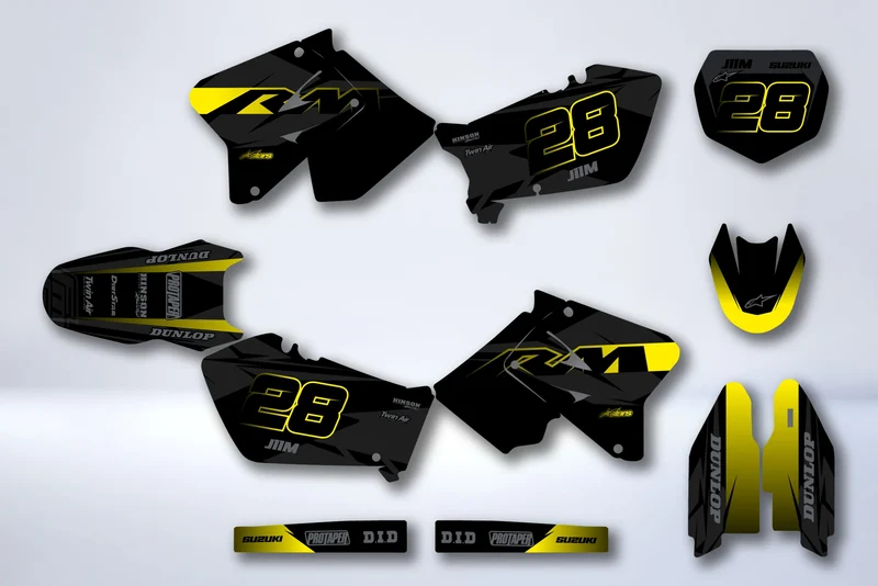 Kit Déco SUZUKI RM 125-250 2001-2012 - TOPAZE