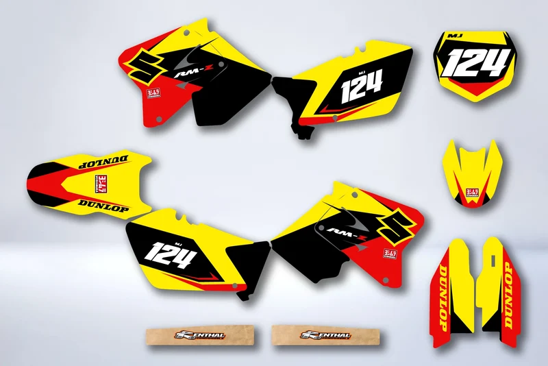 Kit Déco SUZUKI RM 125-250 2001-2012 - SAFRAN