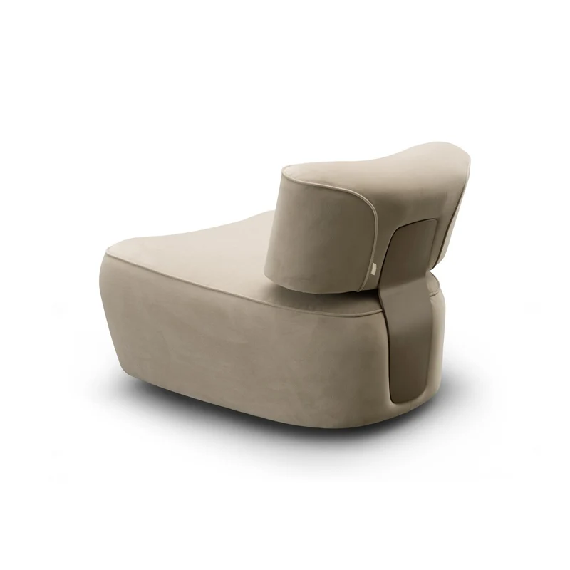 Casa Padrino Luxus Sessel Bronze 79 x 84 x H. 68 cm - Sessel mit Stoffbezug - Moderne Wohnzimmer Möbel - Luxus Qualität
