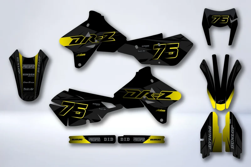 Kit Déco SUZUKI DRZ 400 - TOPAZE