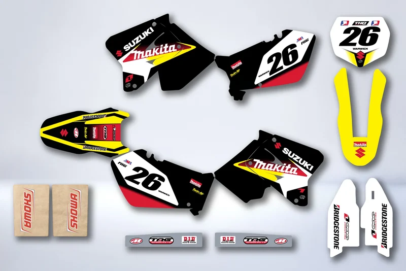 Kit Déco SUZUKI RM 125-250 2001-2012 - HÉRITAGE
