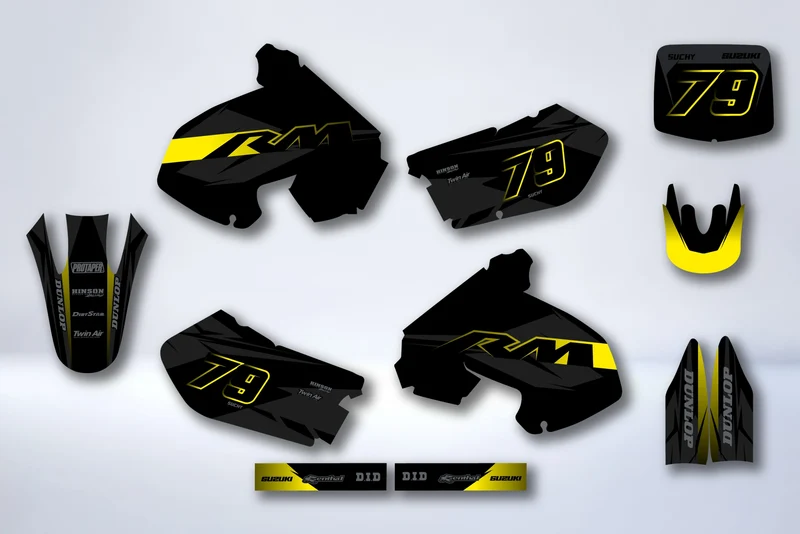 Kit Déco SUZUKI RM 125-250 1999-2000 - TOPAZE