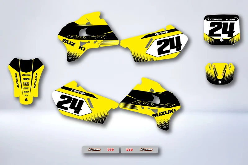 Kit Déco SUZUKI RM 125-250 1996-1998 - CITRINE