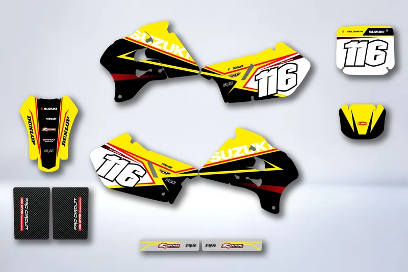 Kit Déco SUZUKI RM 125-250 1996-1998 - MIMOSA