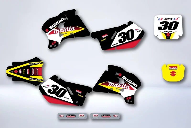 Kit Déco SUZUKI RM 125-250 1996-1998 - HÉRITAGE