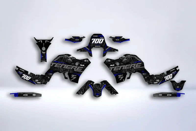 Kit Déco YAMAHA 700 TENERE - BLUE