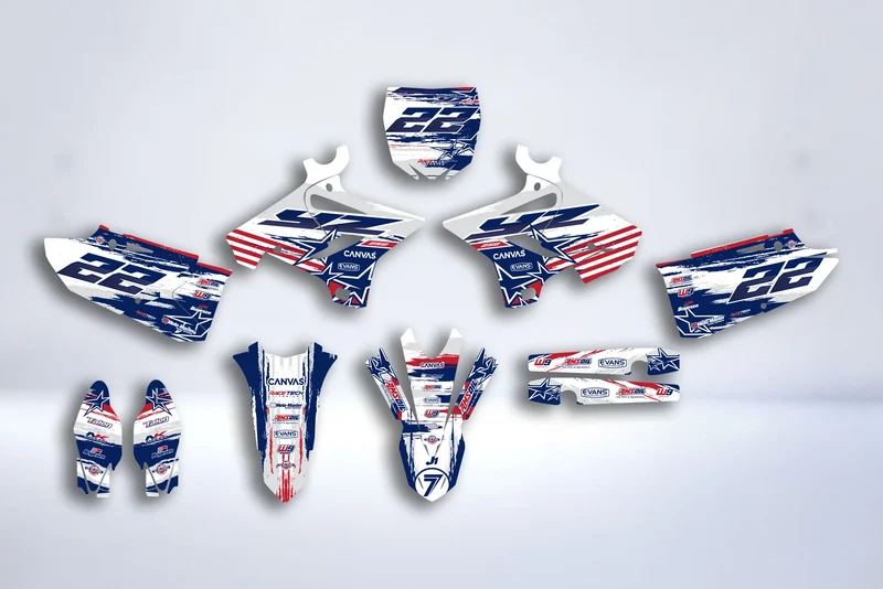 Kit Déco YAMAHA YZ 125-250 2015-2021 - PATRIOT