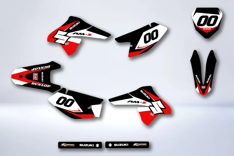 Kit Déco SUZUKI DR-Z 125 2008-2025 - ÉCARLATE