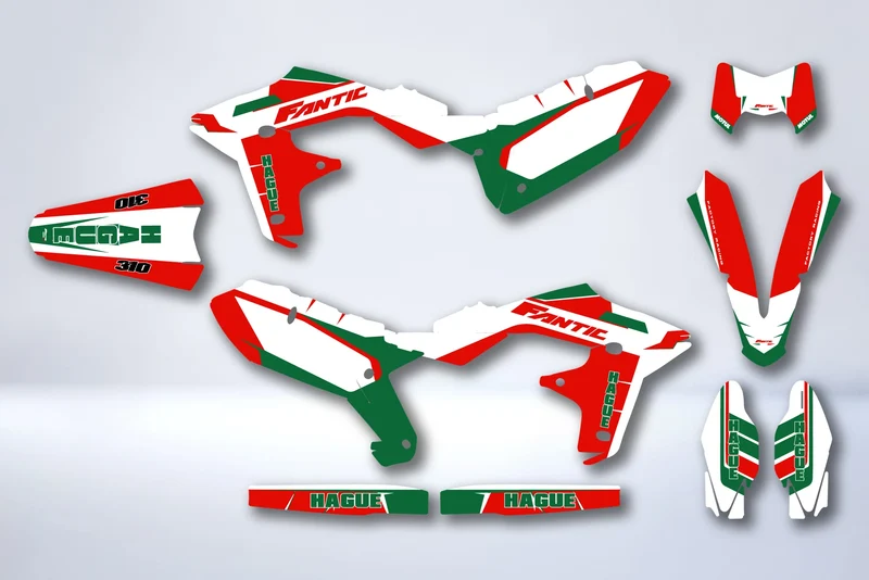 Kit Déco FANTIC XXF 250 / 450 2021-2024 - TRICOLORE