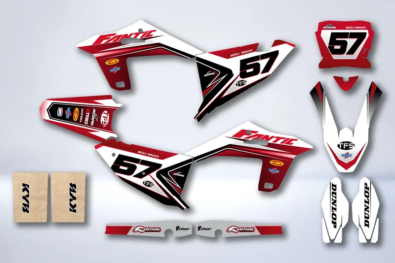 Kit Déco FANTIC XX 125 / 250 2025-2026 - VERMILLON