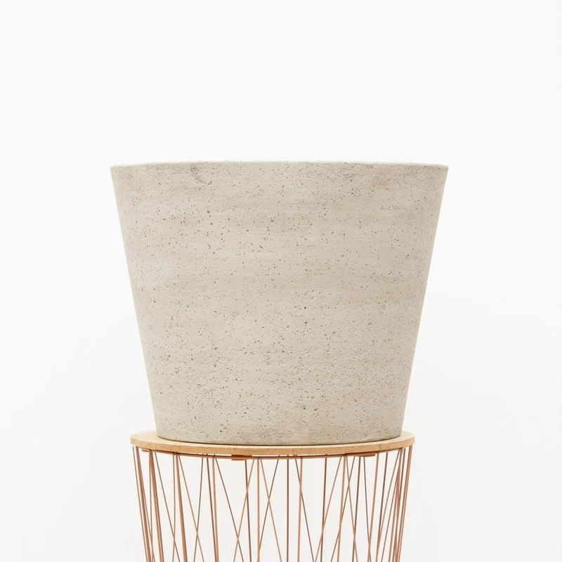 Übertopf Bucket Beige Washed - M - 50x40 – online kaufen