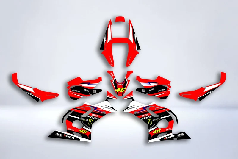 Kit Déco YAMAHA YZF R6 1998-2002 - RED