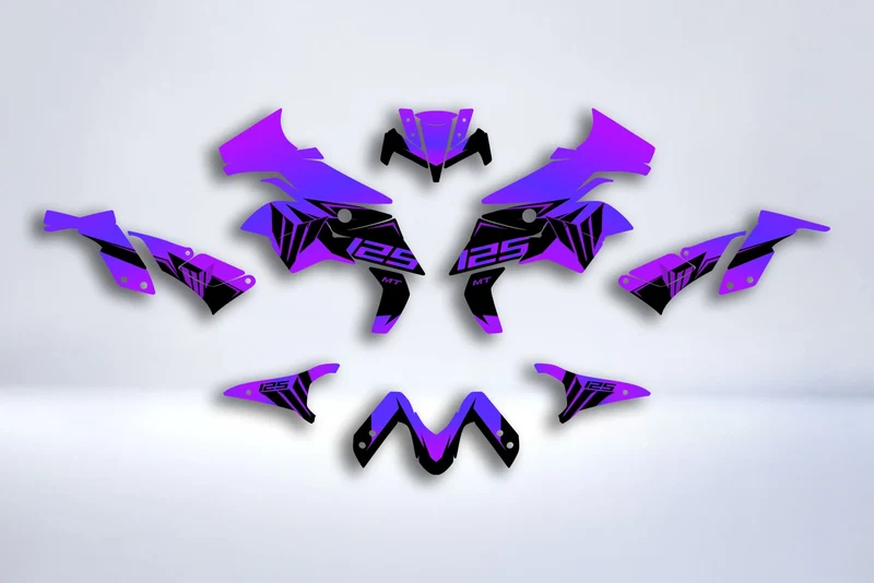 Kit Déco Yamaha MT 125 2020-2025 - PURPLE