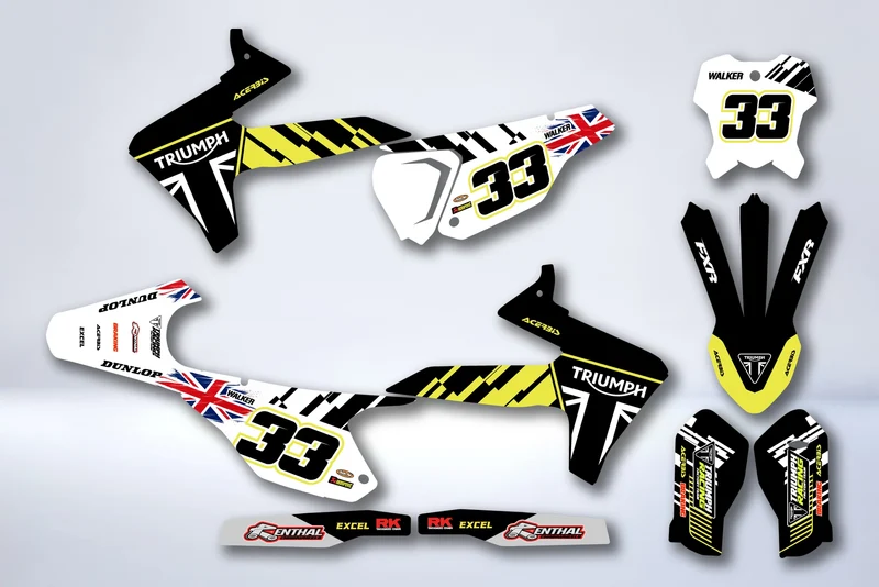 Kit Déco TRIUMPH TF 250 / 450 2024-2026 - BRITANNIA
