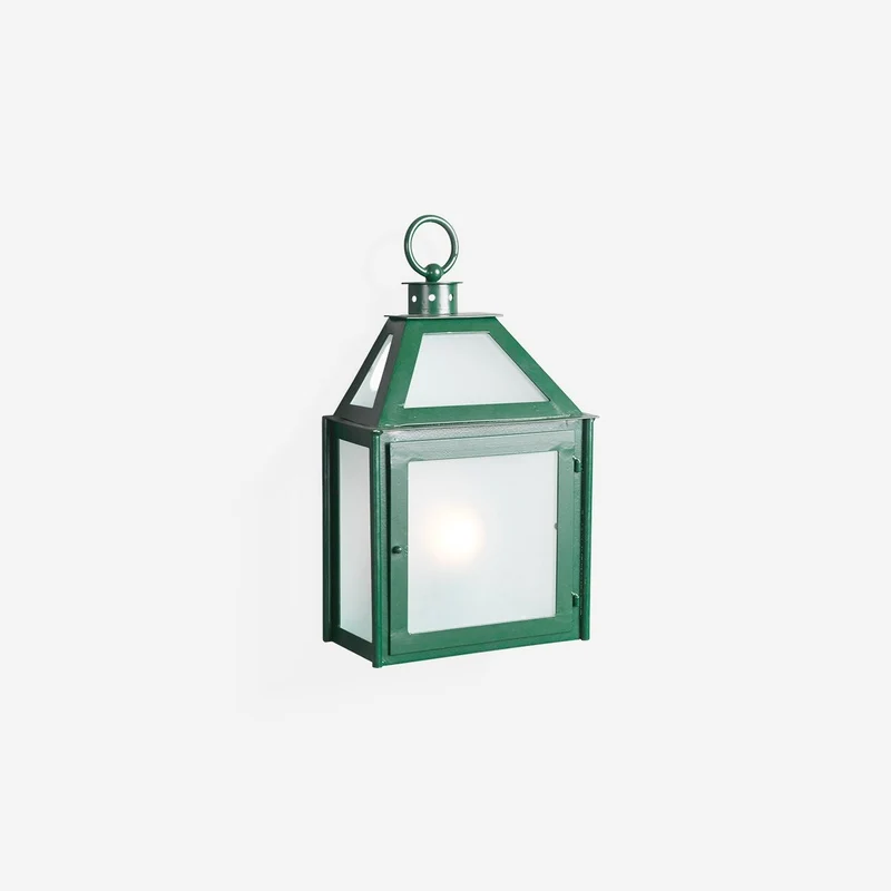 Casa Padrino Luxus Außen Laterne Grün B. 32.5 x H. 56 cm - Handgefertigte Laterne aus Schmiedeeisen - Luxus Kollektion - Edel & Prunkvoll
