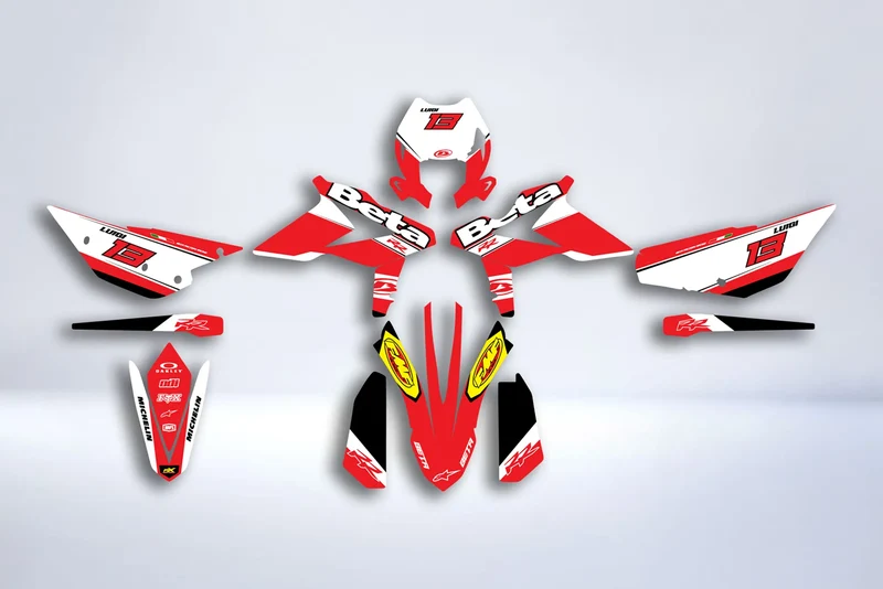 Kit Déco Beta RR 2013-2017 - RED LIGHT