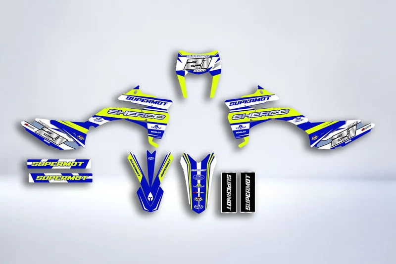Kit Déco Sherco SE-R / SM-R 50cc 2013-2026 - FLUO