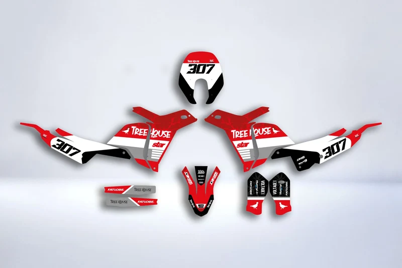 Kit Déco RIEJU AVANTURA 307 RALLY 2025 - RED FOREST