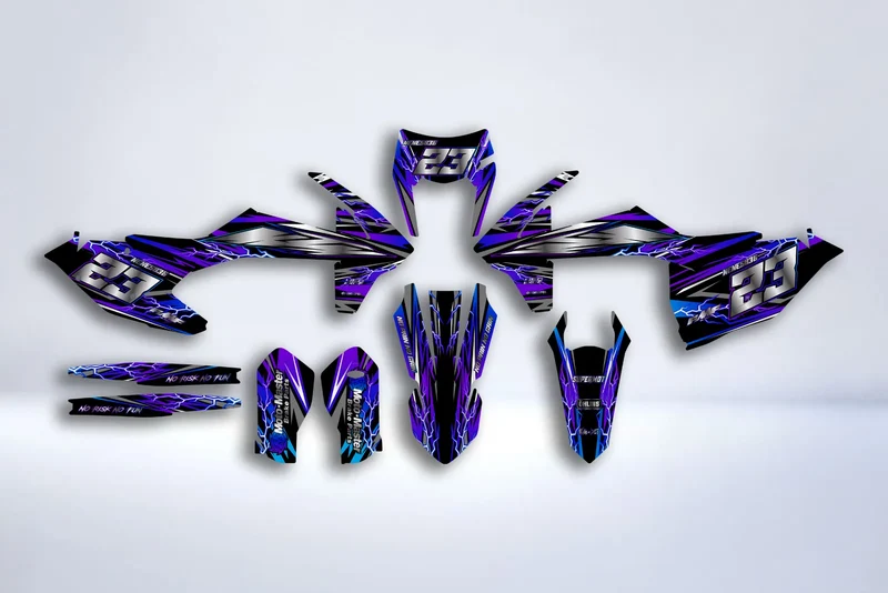 Kit Déco KTM EXC EXC-F SX SX-F 2016-2019 - LIGHT PURPLE