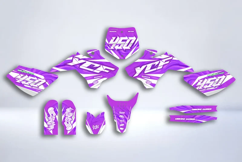 Kit Déco YCF Start 88 - ABYSS PURPLE