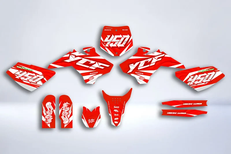 Kit Déco YCF Start 88 - ABYSS RED