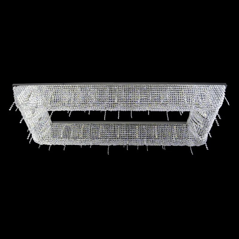 Casa Padrino Luxus Barock Kristall Wandleuchte Silber 175 x 70 x H. 20 cm - Prunkvolle Messing Wandleuchte mit böhmischem Kristallglas - Barock Möbel - Edel & Prunkvoll