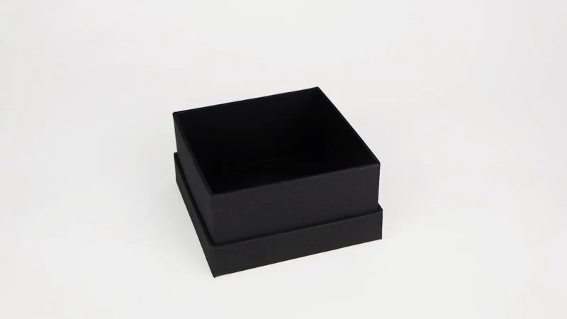 Quadratische Box S - Mattschwarz