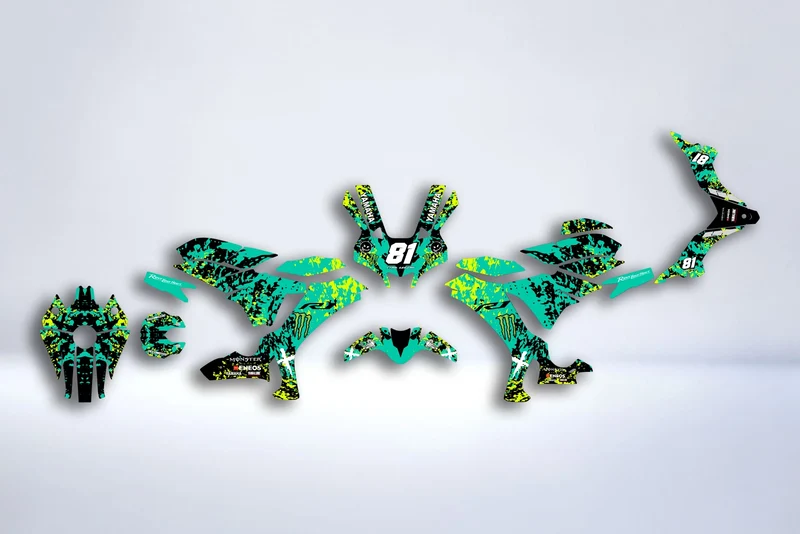 Kit Déco YAMAHA YZF R1 2020-2024 - DEMON GREEN