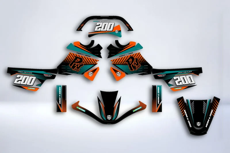 Kit déco YAMAHA PIWI PW 50 80 1990-2025 - KRONIX
