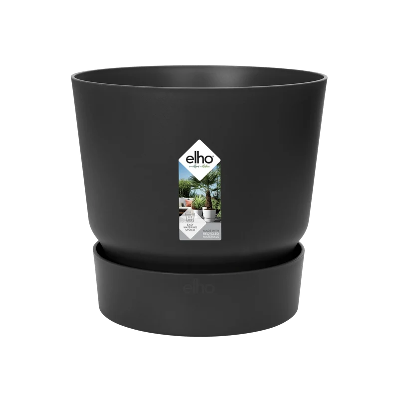 Topf elho Greenville Round schwarz - D24 x H23