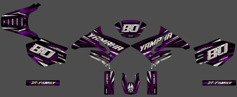 Kit Déco Yamaha DT 50 2003-2020 - VORTIX