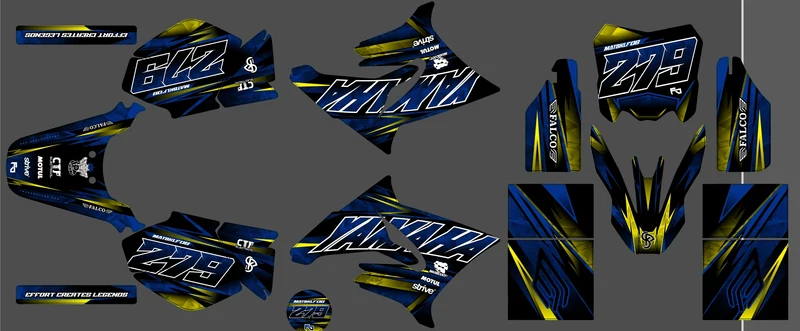 Kit Déco Yamaha DT 50 2003-2020 - ZANTRAX