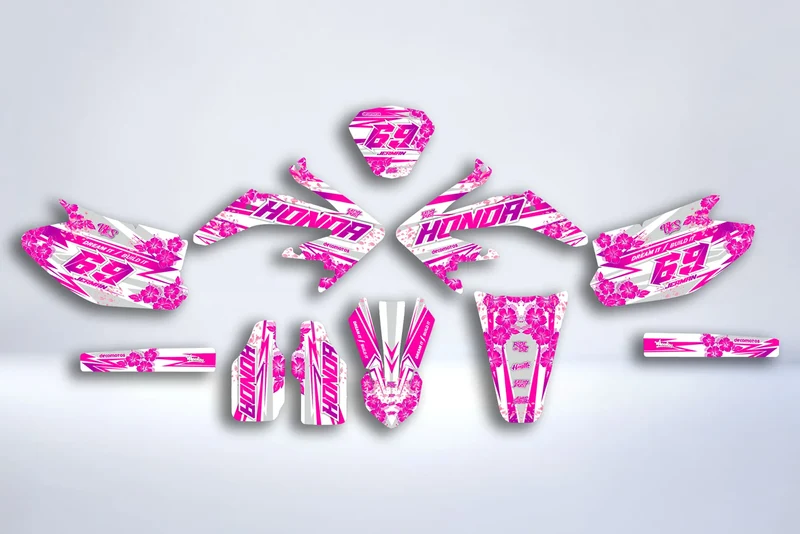 Kit Déco HM Vent Derapage 50cc 2006-2025 - FLOWER