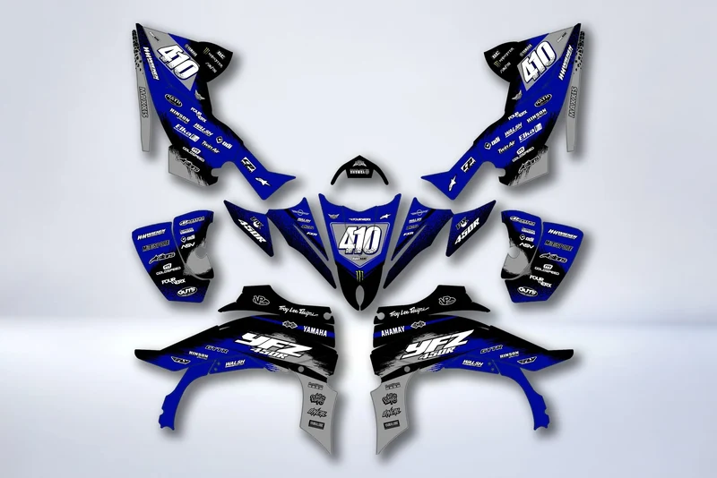 Kit déco Yamaha YFZ 450 R RAPTOR 2014-2022 - VELRYX