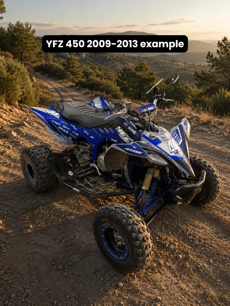 Kit déco Yamaha YFZ 450 R RAPTOR 2014-2022 - VELRYX