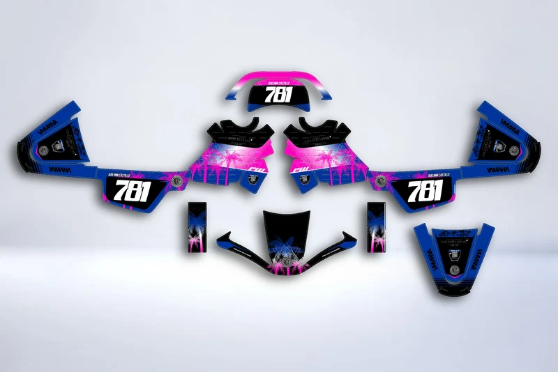 Kit déco YAMAHA PIWI PW 50 80 1990-2025 - GRAVIX