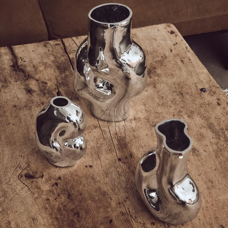 Vase Chrom Gleam - HKliving