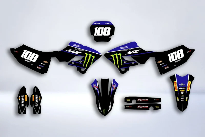 Kit Déco YAMAHA YZ 125/250 2022-2026 - MONSTER