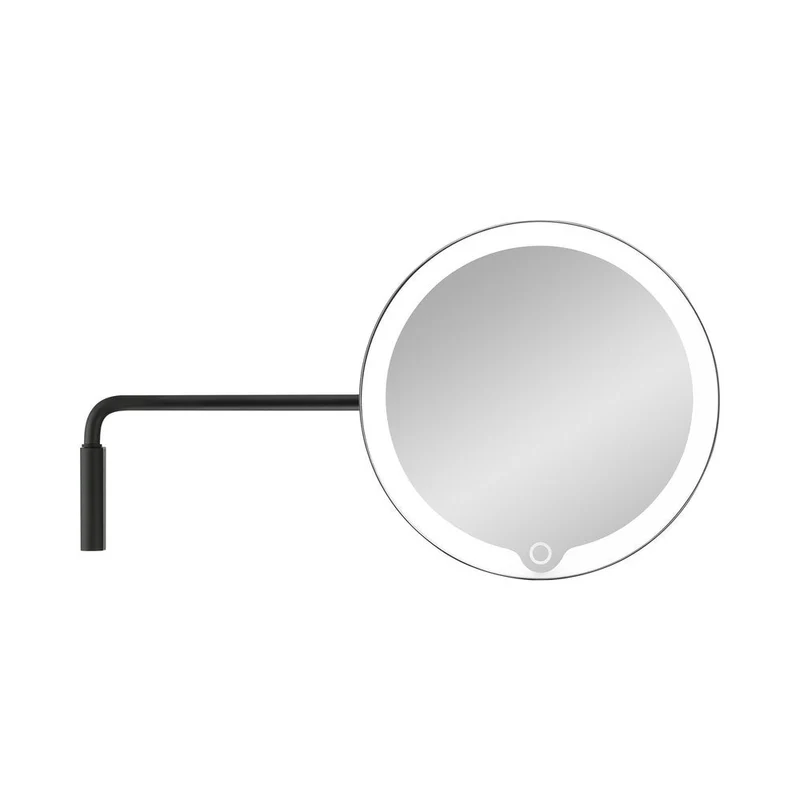 LED Kosmetikspiegel MODO schwarz Wandmontage - blomus