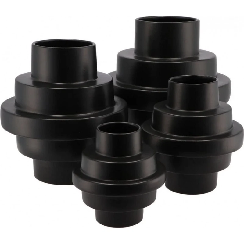 Vase Stairs Schwarz