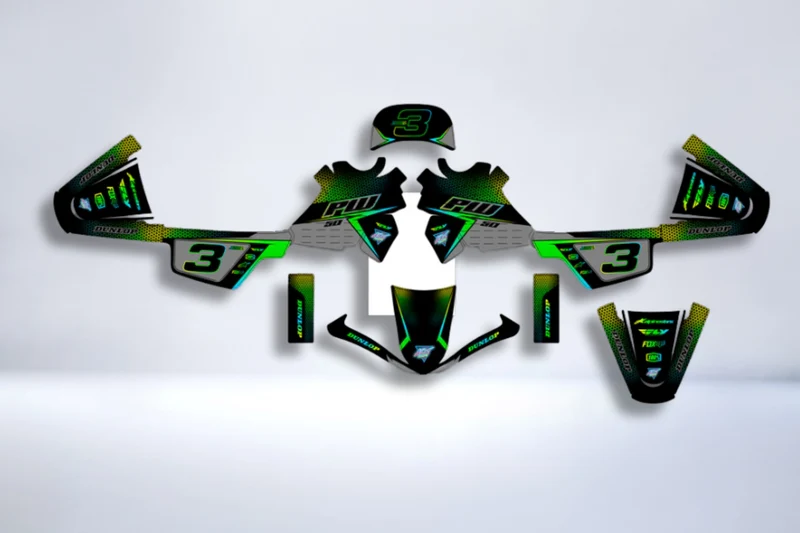 Kit déco YAMAHA PIWI PW 50 80 1990-2025 - VORTRIX