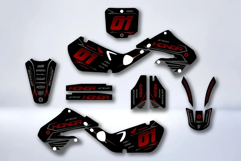 Kit déco HONDA CR 125-250 1997-1999 - GRITRON