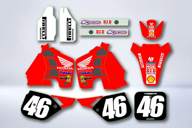 Kit déco HONDA CR 125-250 1988-1990 - SKORCH