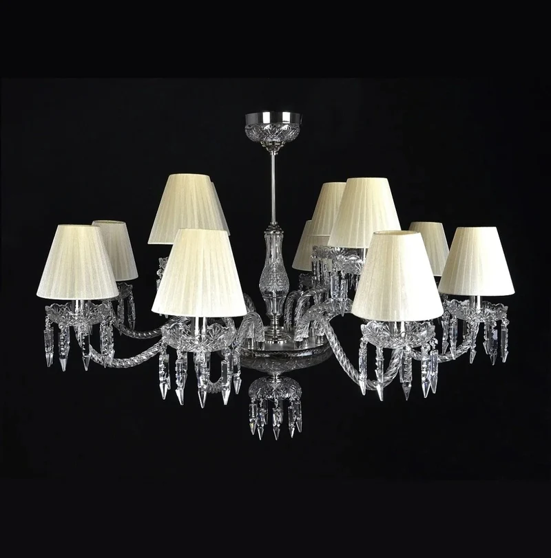 Casa Padrino Luxus Barock Kristall Kronleuchter Gold Ø 80 x H. 74 cm - Prunkvolle Messing Kronleuchter mit böhmischem Kristallglas - Barock Möbel - Edel & Prunkvoll