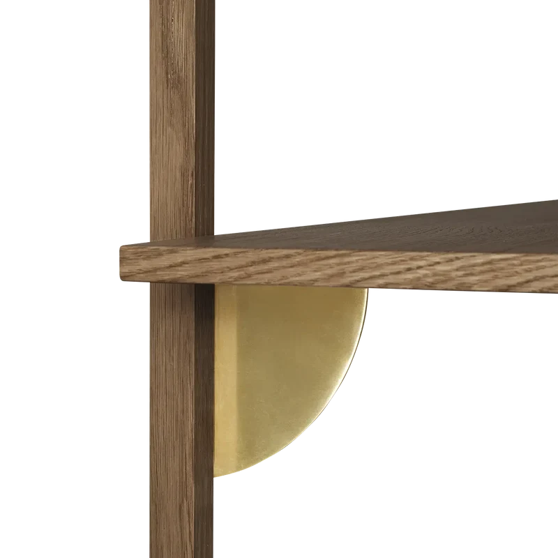 Sector Shelf Wandregal Eiche & Messing - ferm LIVING