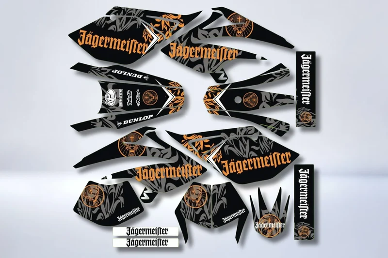Kit Déco BETA 50 RR 2006-2010 - JAGERMEISTER ORANGE