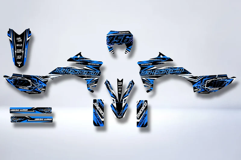 Kit Déco Sherco SE-R SM-R 50cc 2013-2026 - STELLAR BLUE WHITE