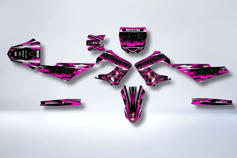 Kit Deco DERBI carénages Victoria Bull Tun'R - ZYNTHAX